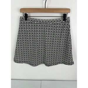Coolibar Womens UPF 50+ Athletic Skort Black White Geometric Print Size M